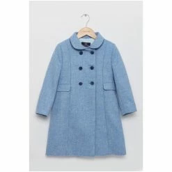Trotters London Blue Classic Coat