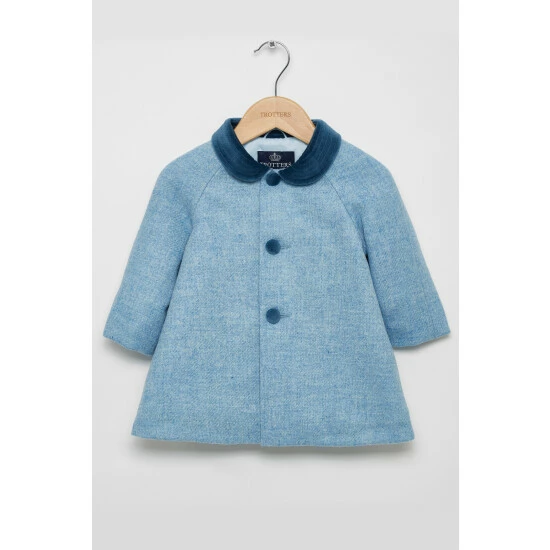 unnamed-file-774.jpg Trotters London Younger Boys Blue Classic Raglan Coat -Trotters London store unnamed file 774