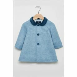 Trotters London Younger Boys Blue Classic Raglan Coat 3 Trotters London Younger Boys Blue Classic Raglan Coat -Trotters London store unnamed file 777