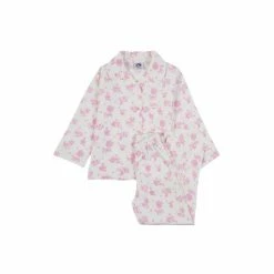 Trotters London Pink Kitten Cotton Pyjama