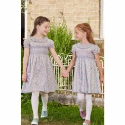 Trotters London Pink Liberty Betsy Berry Willow Smocked Dress -Trotters London store unnamed file 85