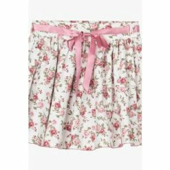 Trotters London Pink Rose Floral Arabella Cotton Skirt 3 Trotters London Pink Rose Floral Arabella Cotton Skirt -Trotters London store unnamed file 850