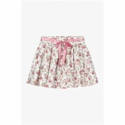 Trotters London Pink Rose Floral Arabella Cotton Skirt 4 Trotters London Pink Rose Floral Arabella Cotton Skirt -Trotters London store unnamed file 851