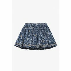 Trotters London Navy Blue Woodland Bunny Cord Skirt -Trotters London store unnamed file 860