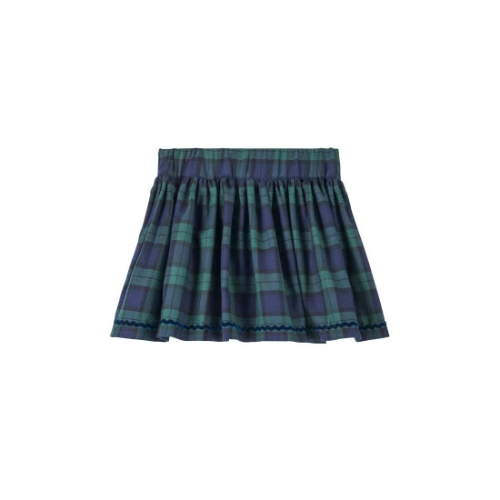 unnamed-file-881.jpg Trotters London Navy Blue Tartan Bow Cotton Skirt -Trotters London store unnamed file 881